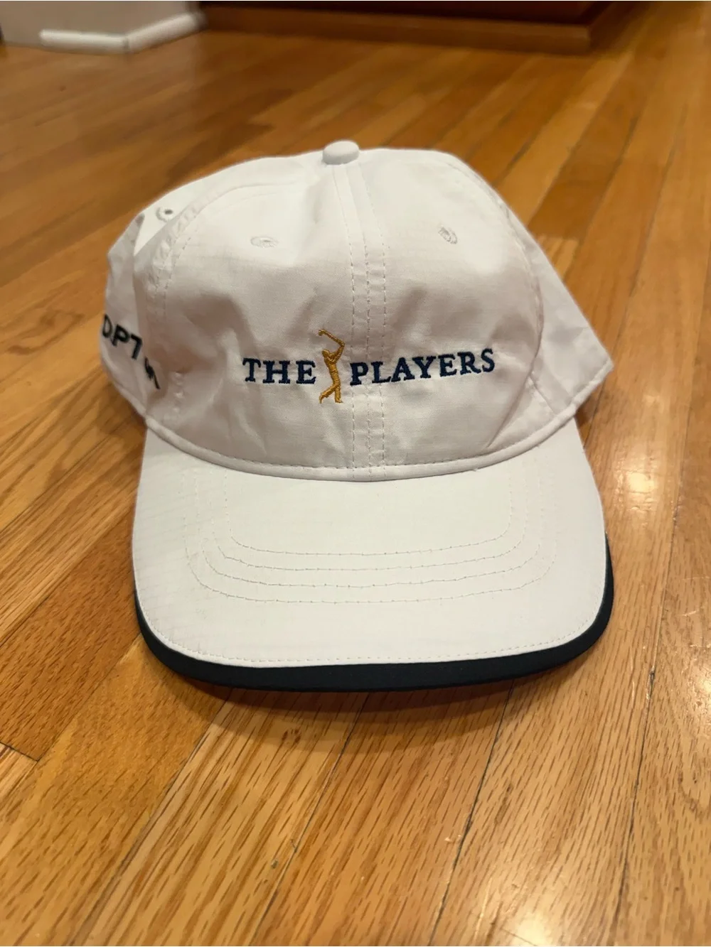 Optum The Players White Golf Cap with Navy Trim